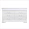 Global Furniture Usa Traditional Glam Crisp White W/ LED Charlie White Full Bed Group With Led 2782 - alternate 3